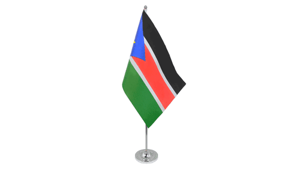 Sudan South Satin Table Flag